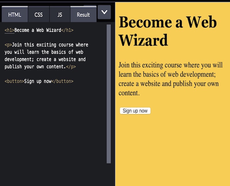 Web wizards