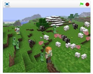 Scratch Minecraft game