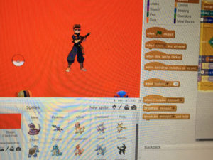 Pokemon game in Scratch