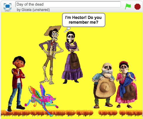 Day of the dead Scratch project