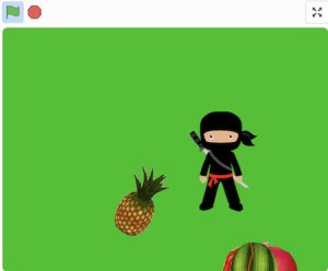 Scratch fruit ninja project