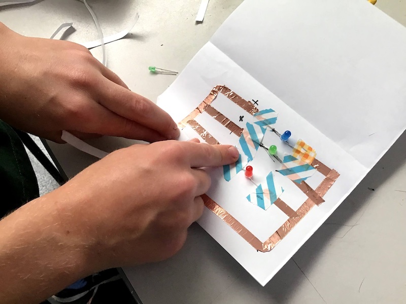 Paper circuits workshop